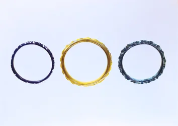 Tres brazaletes, de Mathay-Mandeure, siglo II-I a.C.
